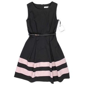 New Calvin Klein black dress A line